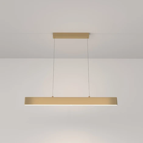 Подвесной линейный светильник Step 4000K 1x23Вт 120° LED Maytoni Technical P010PL-L23G4K (220V, на тросе)