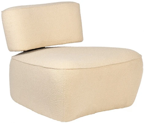 Кресло ткань букле бежевое 85*79*69см Garda Decor арт.58DB-23052