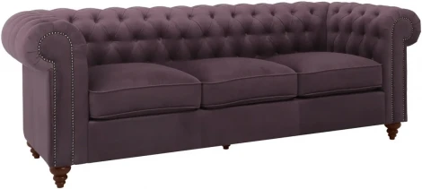 Диван Chester Classic ОГОГО (арт.665430), (Ткань/Сиреневый)