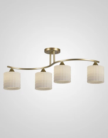 Потолочная люстра на штанге Мелодия Света SL1N SL6789-4 GD 000066024