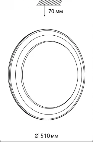 Настенно-потолочный светильник Setta 7630/EL