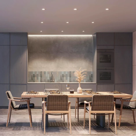 Точечный светильник встраиваемый MS-FOGGY-BUILT-R86-10W Day4000 (BK, 60 deg, 230V) (Arlight, IP54 Металл) 044626