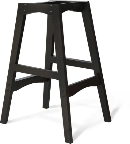 Стул полубарный Sheffilton SHT-ST38/S65-1 угольно-серый/венге