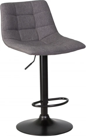 Стул барный TAILOR BLACK (серая ткань (188-55))