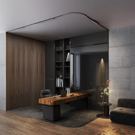 Шинопровод магнитный накладной Elektrostandard Mini Magnetic 85171/00 (черный) (2м) 85171/00 (24V)