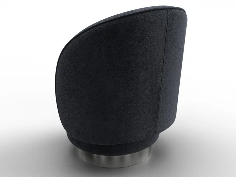 Кресло Лига-108 (Фанера,ДСП,Брус,Велюр/Темно-серый) Лига Диванов 136473