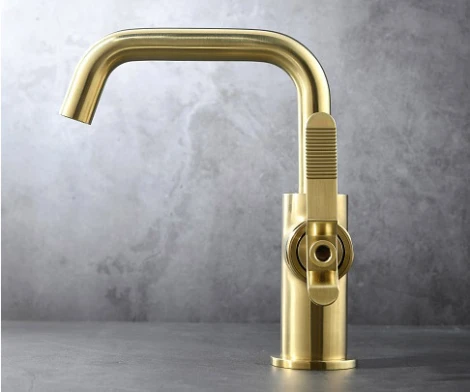 Смеситель Bronze de Luxe 1760's Loft 1178CG для раковины, золото