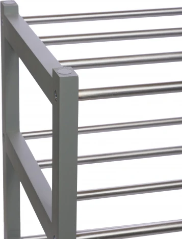 Комплект обувниц Атлас серый (2 шт) Mebelik арт.008710