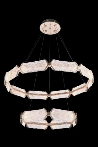 Подвесная люстра ярусная Fluorite Epico FL1150-10P (LED, 220V, на тросе, кольцо)