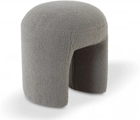 Пуфик Shaggy ОГОГО Обстановочка! (Мех/Серый) арт.919925