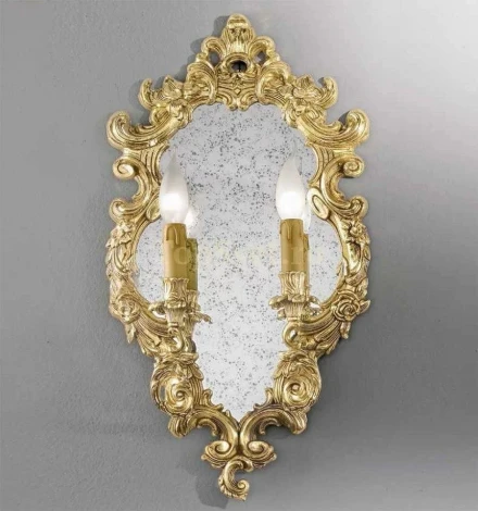 Бра Nervilamp M2 (220V, подсвечник, свеча, с зеркалом)