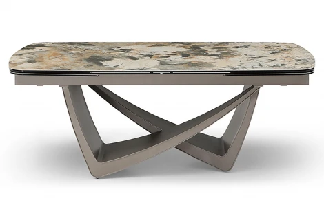 Стол DT2407 (200-300) TL-137 керамика/#23243 серый металлик ESF 5740