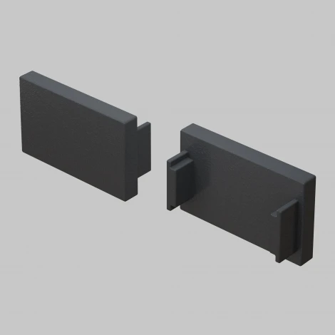 Заглушка для накладного шинопровода, черный Maytoni Accessories for tracks Basity TRA172EC-11B