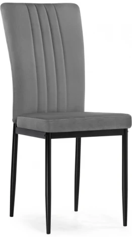 Стул на металлокаркасе Woodville Rek dark gray / black