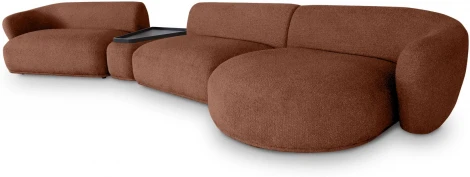 Диван Fabro ОГОГО (арт.853515), (Ткань,Букле/Терракотовый)