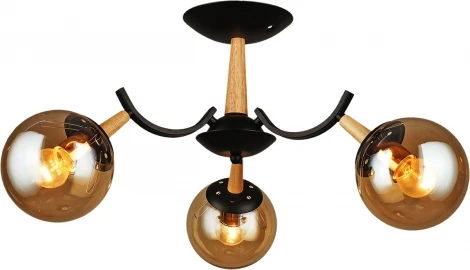 Потолочная люстра на штанге Reluce 04512-0.3-03 (220V, шар)