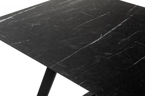 Стол R-Home Пеле раздвижной 140-180 Темный мрамор/Бабочка