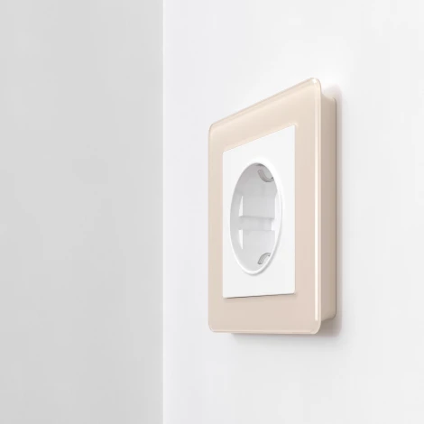 Рамка на 1 пост Acrylic (айвори) Werkel W0012743 (a060537)