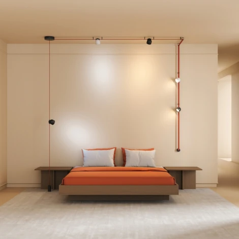 Трековый светильник низкоковольтный для ременной системы LED с голосовым управлением 48V Denkirs Belty Spot DK5642-BK (Умный дом) (умный дом - Smart Life)