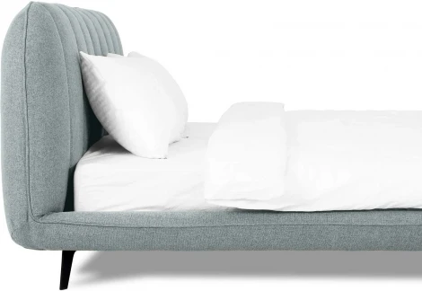 Кровать Amsterdam ОГОГО (арт.831271), (Велюр/Серый)
