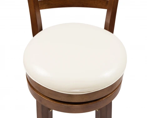 Стул барный WILLIAM BAR (шоколад, кремовый)