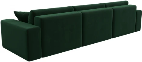 Диван прямой Лига-036 НПБ Классик Лонг (Зеленый/Велюр) Лига Диванов арт.121325