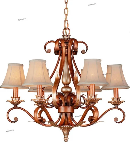 Подвесная люстра N-Light 701 701-06-52 antique silver + dark brown