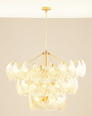 Подвесная большая люстра Moderli Justine V10410-32P (220V, на цепи)