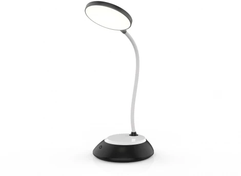 Офисная настольная лампа светодиодная Ambrella DESK DE601 (220V, выключатель, круглые)