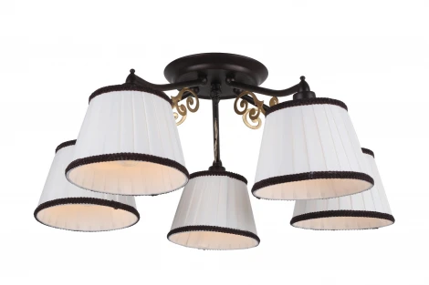 Потолочная люстра Arte Lamp Capri A6344PL-5BR