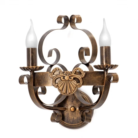 Бра Vitaluce V1166/2A (220V, ковка, выключатель, свеча)