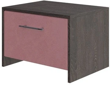 PROxSON Тумба Свен (ЛДСП Кантербери+ткань Дуб Кантербери/Ultra Ягодный сорбет) 51x40
