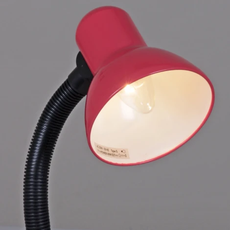 Офисная настольная лампа с выключателем Reluce 00203-0.7-01 PINK