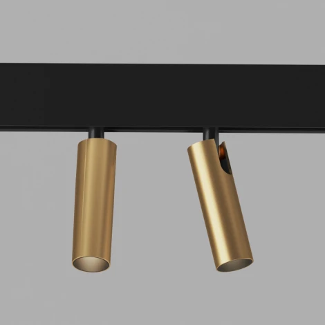 Трековый Wi-Fi светильник магнитный светодиодный латунь Elektrostandard Slim Magnetic 85056/01 (48V, голосовое управление, умный дом - Minimir Home)