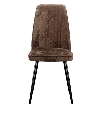 Стул DikLine 327 поворотный M05 шоколад, ножки черные 00-00083745