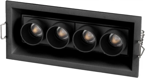 Светильник линейный встраиваемый LED MS-ORIENT-BUILT-TURN-TC-S67x150-10W Day4000 (BK-BK, 30 deg, 230V) (Arlight, IP20 Металл) 037209