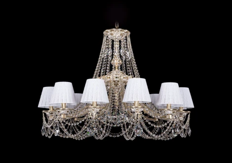 Подвесная люстра Bohemia 1771 1771/12/340/C/GW/SH13-160