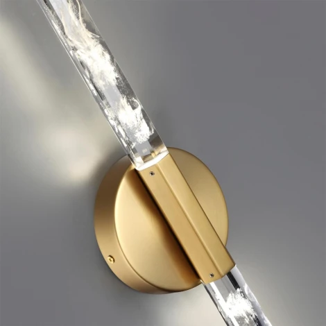 Настенный светильник Odeon Light Aletta 6679/6WL античная бронза/металл/хрусталь IP20 LED 6W 360Лм 4000K (220V)