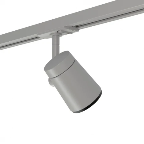 Трековый светильник однофазный 7W 220V Silver RAUMBERG 8129Sv (круглые)