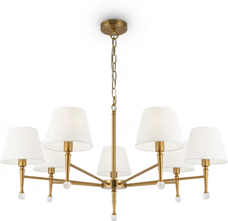 Подвесная люстра Freya Rosemary FR5190PL-07BS1 (220V, на цепи)