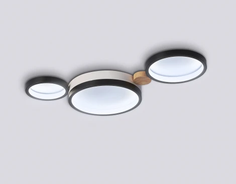 Настенно-потолочный светодиодный светильник с пультом Ambrella Comfort FL4814 (регулировка яркости, 220V, кольцо)