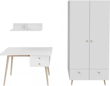 Композиция Rili 6 ОГОГО (арт.855108), (Ткань,ЛДСП/Белый)