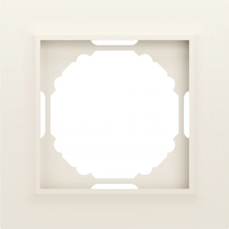 Рамка 1-я, Wave матовый кремовый Donel A07 DEW21131