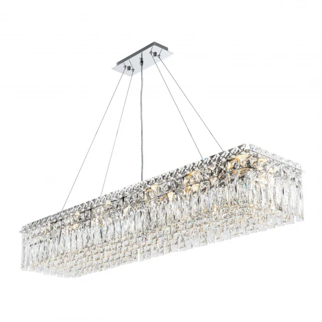 Подвесная люстра хрустальная Modelux ML.7084.1200 CR