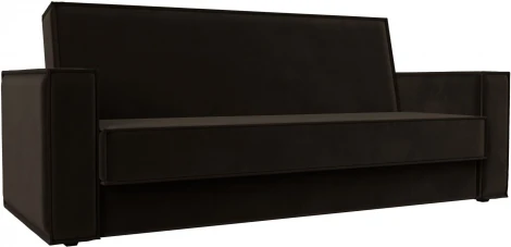 Диван-книжка Куба (Коричневый/Микровельвет) Лига Диванов арт.122049