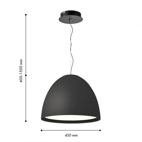 Подвесной светильник светодиодный Favourite Halva 4812-4P LEDx38W 3000K