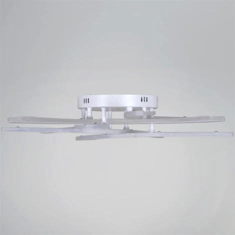 Потолочная люстра светодиодная на штанге с пультом с регулировкой цветовой температуры, яркости и с ночным режимом Reluce 94090-0.3-05 WH