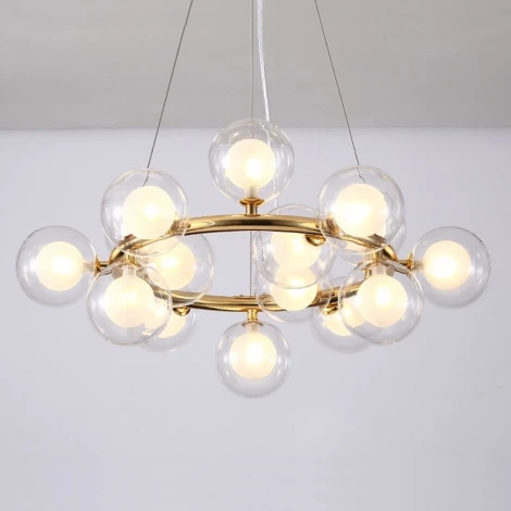 Подвесная люстра Linda D53 ImperiumLoft Linda01 (140811-26) (220V, на тросе, шарики)