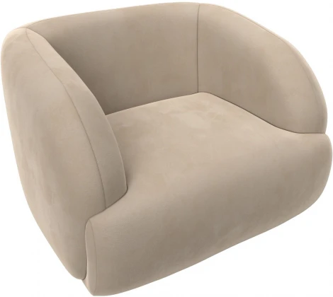 Кресло Лига-041 (Бежевый/Велюр) Лига Диванов арт.121945