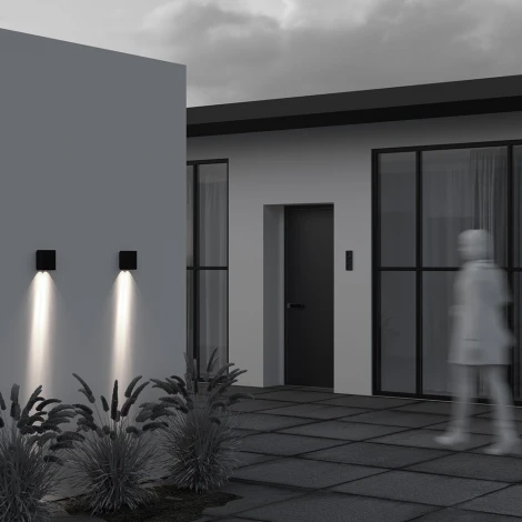 Уличный настенный светильник Maytoni Outdoor Shell O505WL-L6B3K